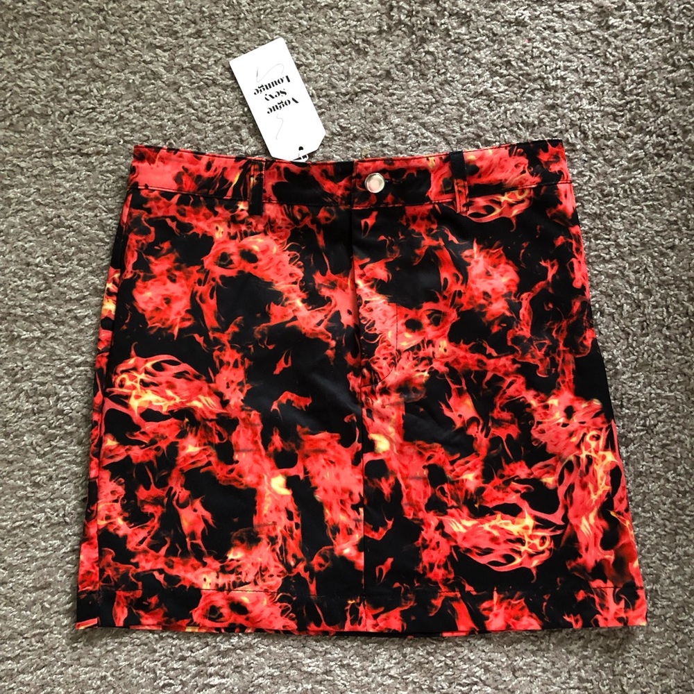 Flames Mini Skirt 🔥